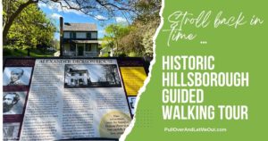cover picture of a historic home on the Hillsborough Guided Walking Tour