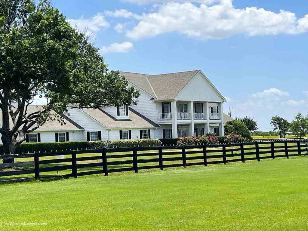 the mansion from the tv show Dallas front