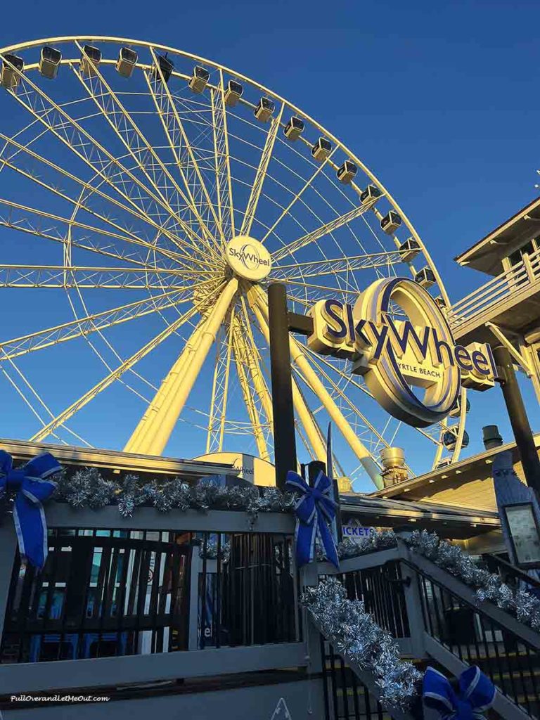 the entrance to the Myrtle Beach SkyWheel