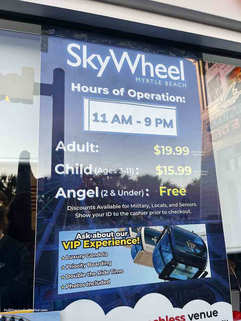 SkyWheel box office window