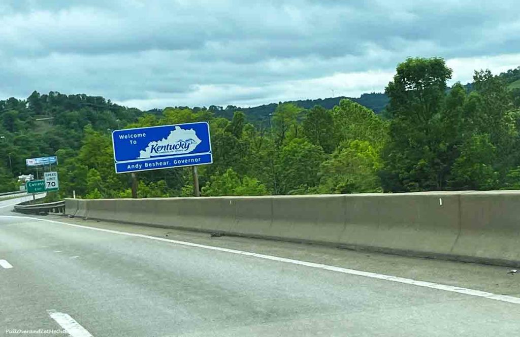 welcome to Kentucky road sign