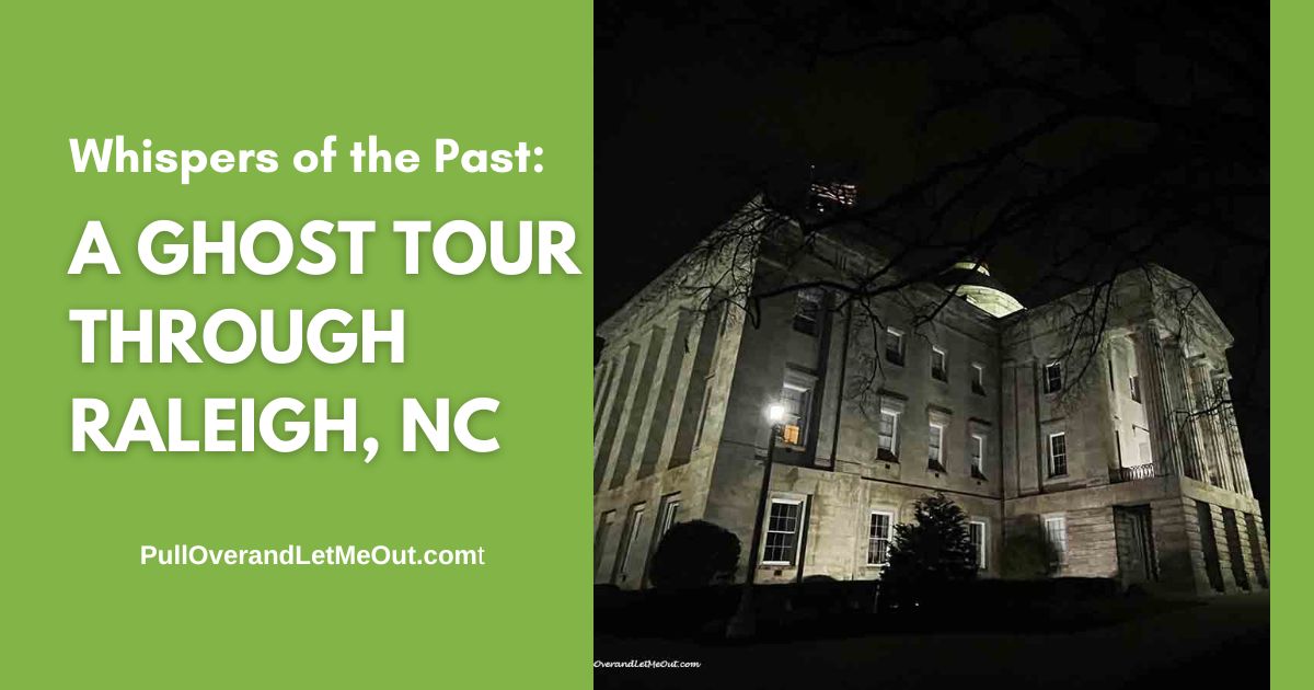 a picture of the NC Capitol bldg at night