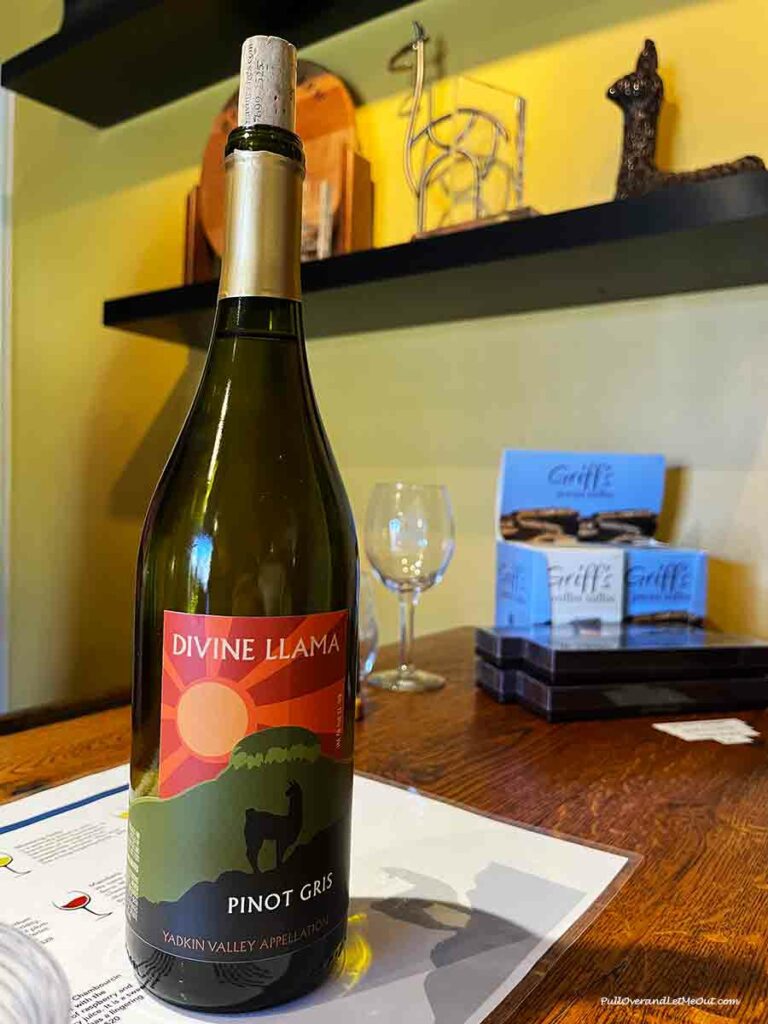a bottle of wine