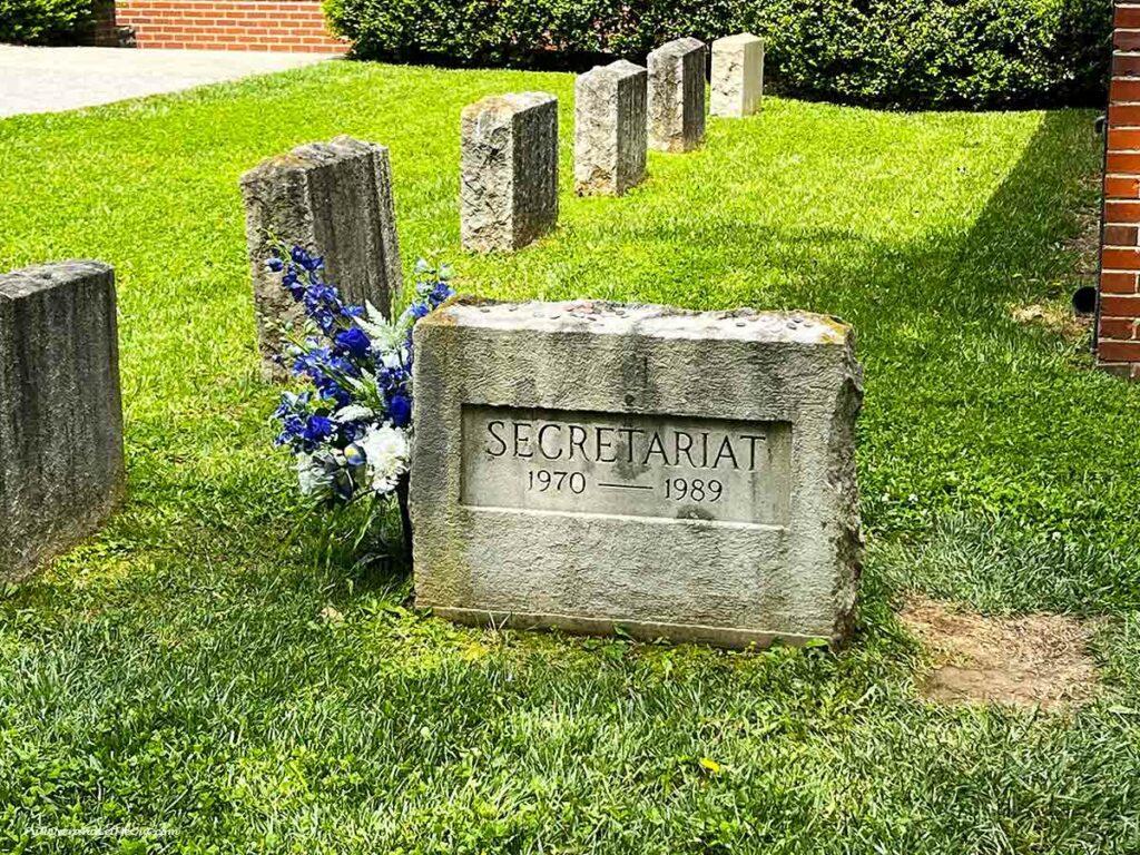 Secretariat's headstone