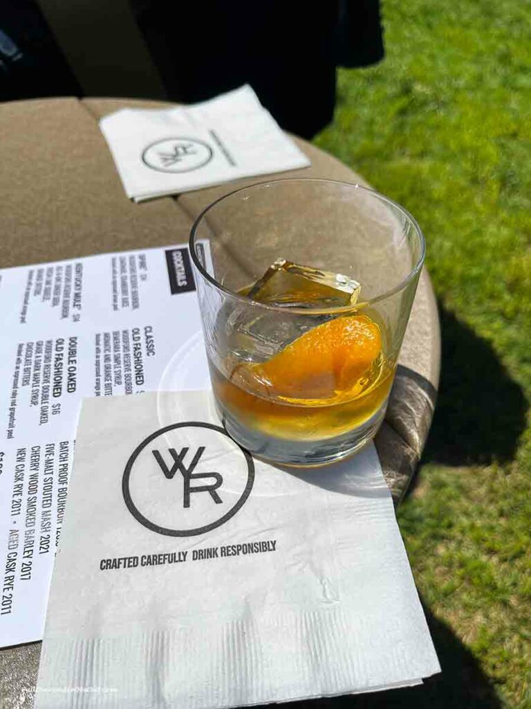 an Old Fashioned in a glass