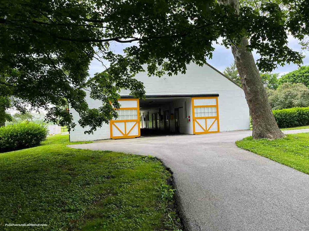 a barn