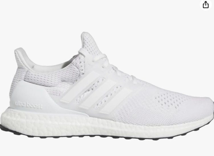 a white pair of Adidas Ultraboost