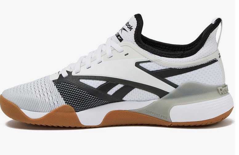a white Reebok shoe