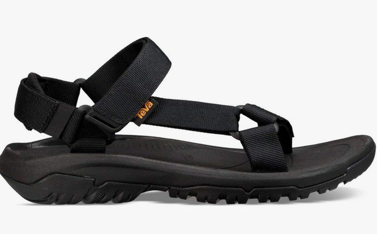 a single black Teva sandal