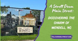 a cover photo with a wall mural of Wendell North Carolina