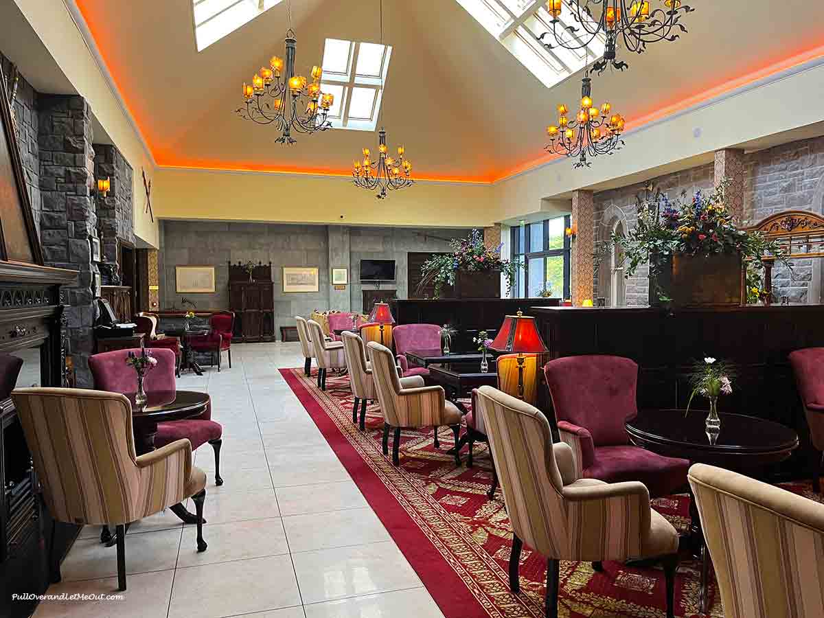 an atrium style restaurant in a hotel