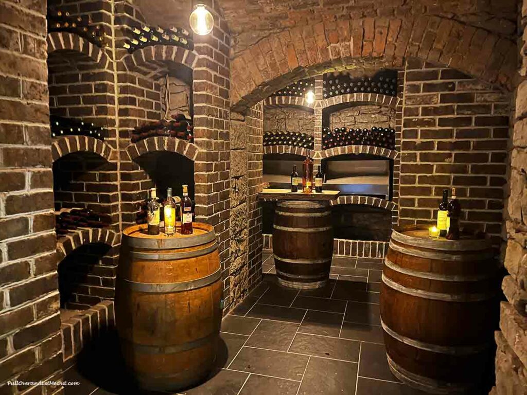 a wine cellar