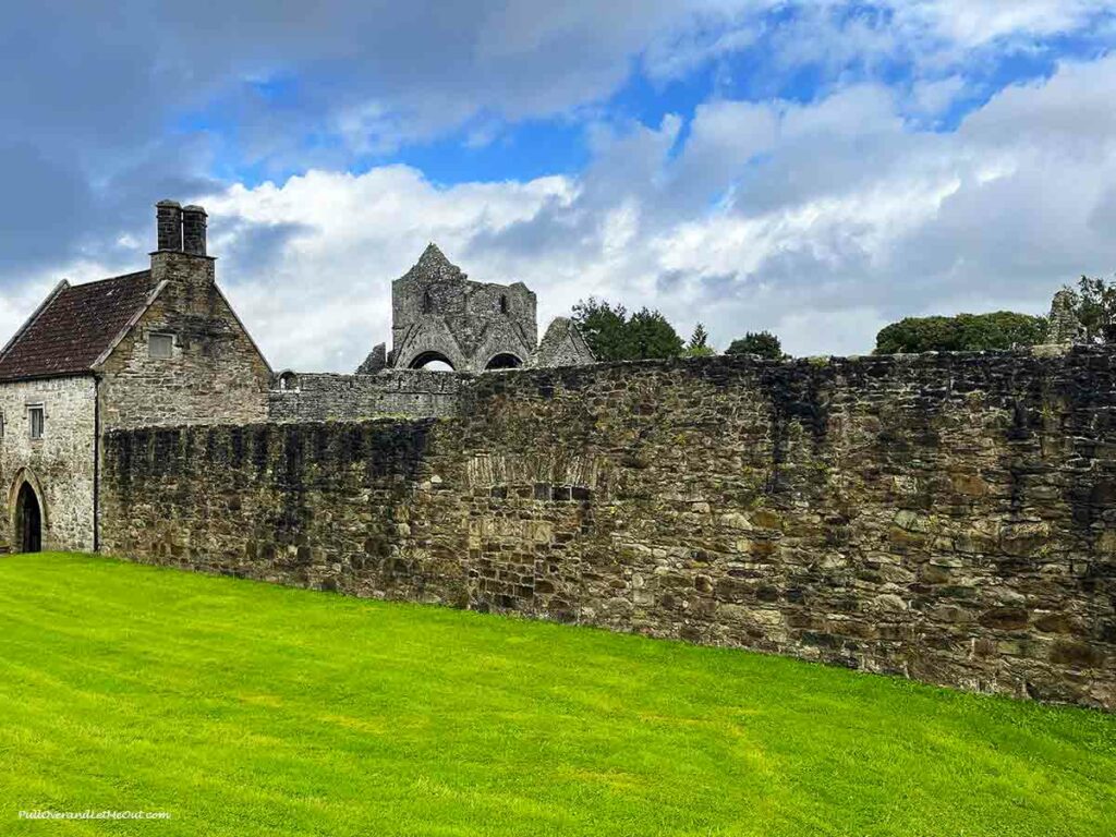 the ruins of a 12-century monestary