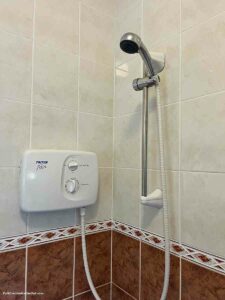 an electric shower
