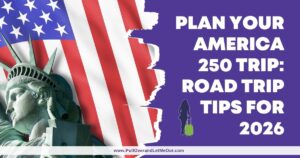 cover photo of the statue of liberty with an American flag behind it