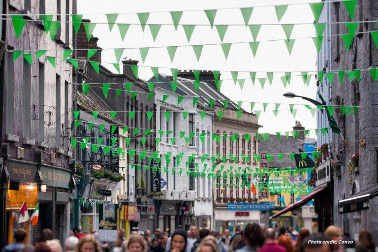 a city street in Galway Ireland