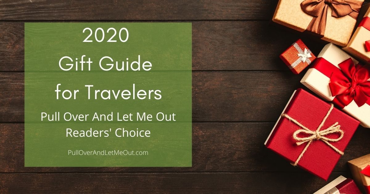 picture of a gift with a title 2020 gift guide for travelers