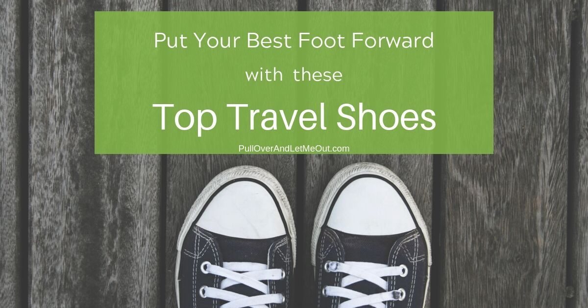 A pair of tennis shoes. Top Travel Shoes PullOverAndLetMeOut