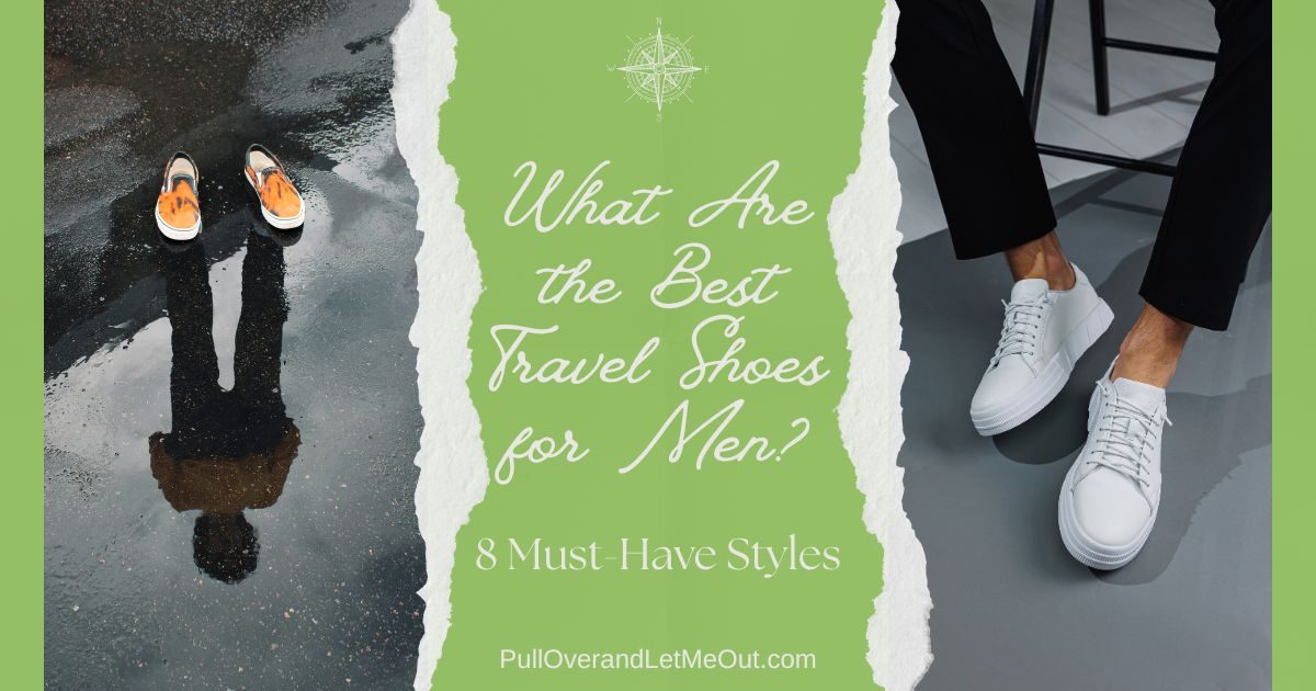 a cover photo for a story about the best travel shoes for men